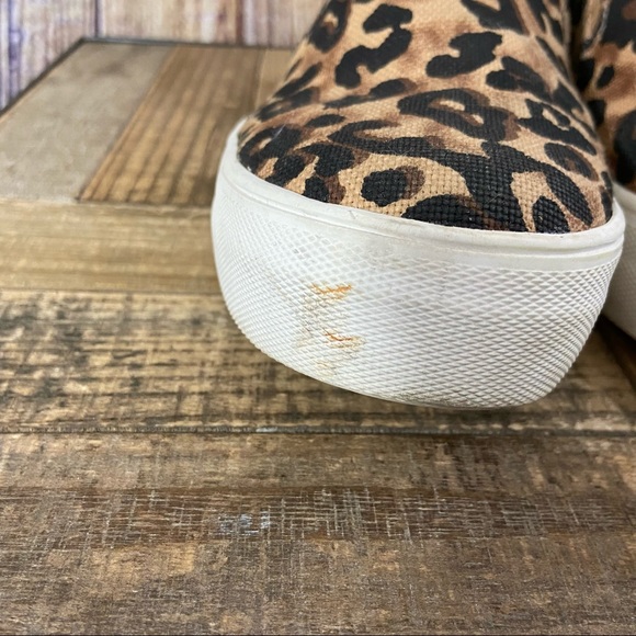 Steve Madden leopard print slips on sneakers size 7 - Picture 6 of 11